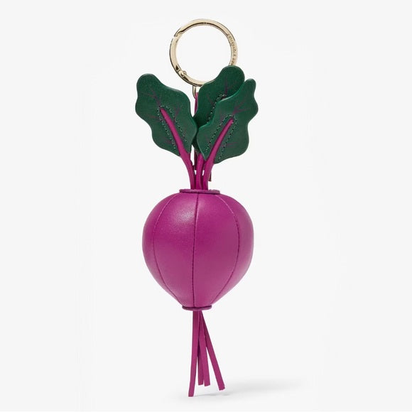 ♠️kate spade Harvest Time 3D Beet Keychain, Baja Rose NWT