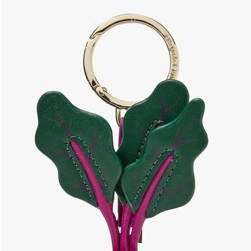 ♠️kate spade Harvest Time 3D Beet Keychain, Baja Rose NWT